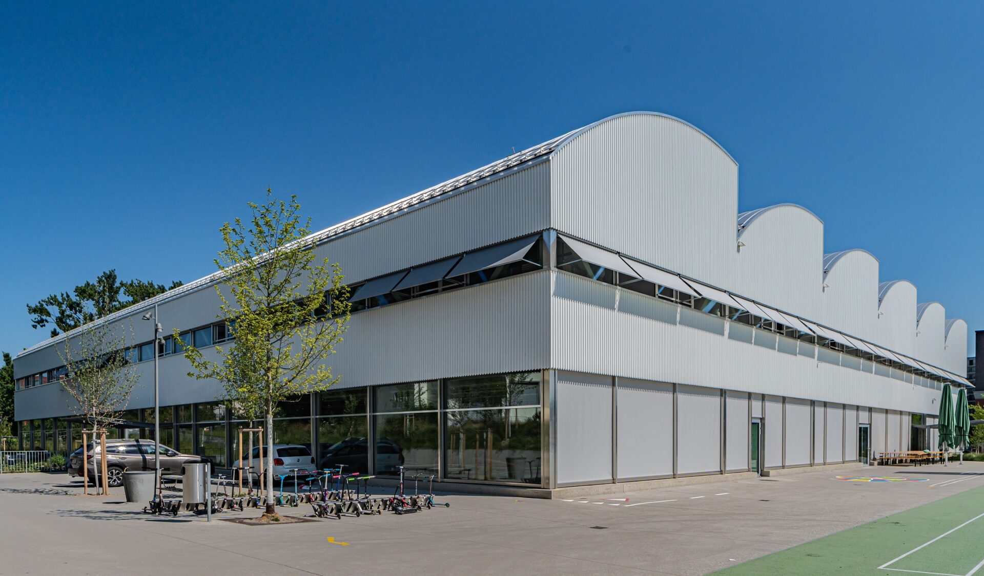 Objekt Neubau Schule Freilager, 8047 Zürich - Seitenansicht