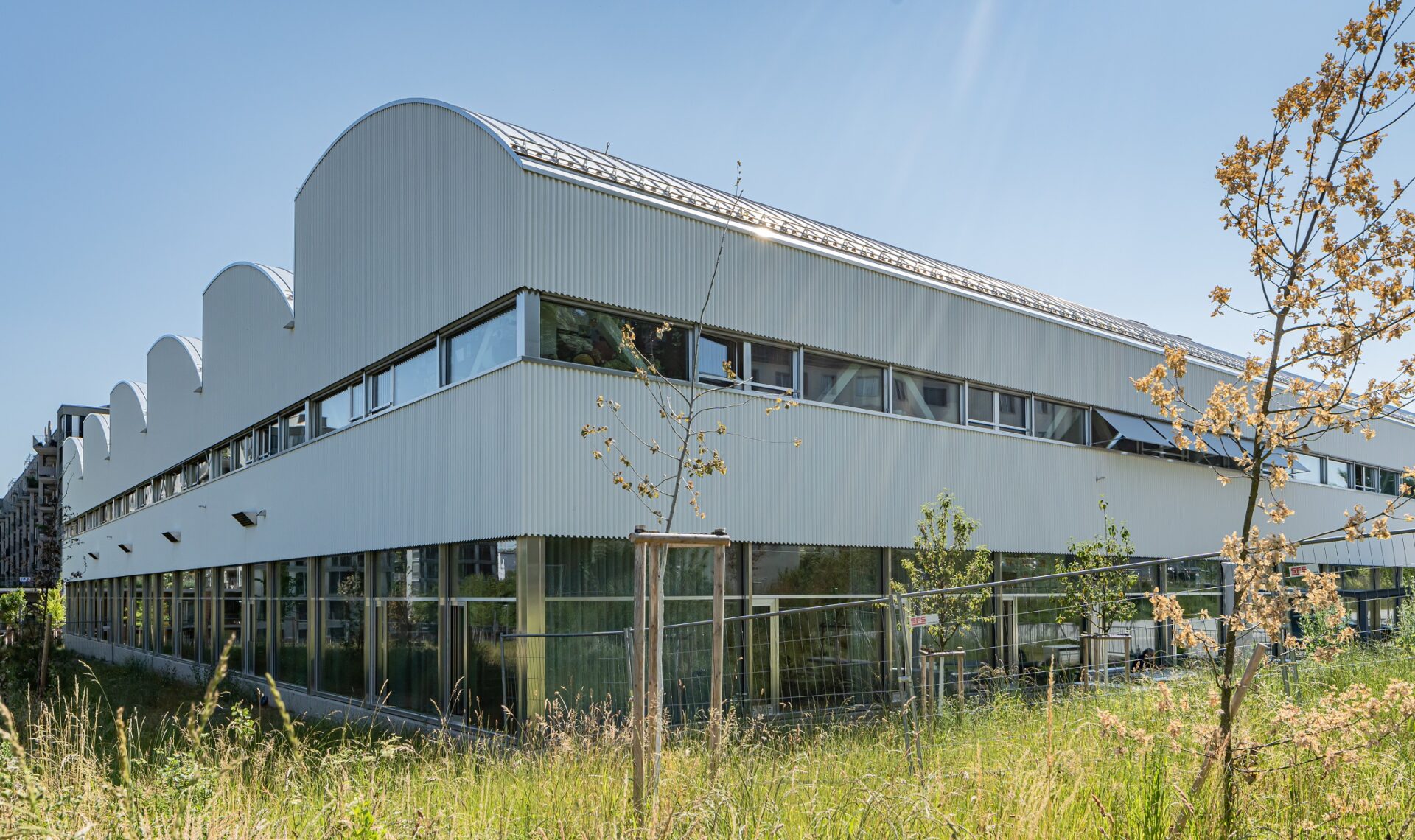 Objekt Neubau Schule Freilager, 8047 Zürich - Seitenansicht